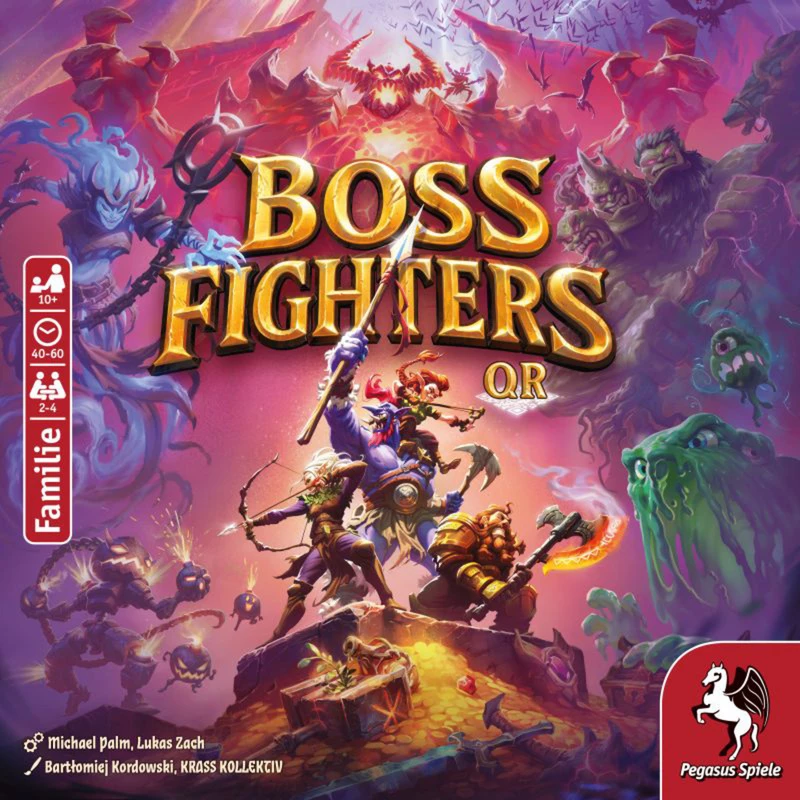 Pegasus Spiele Boss Fighters QR kooperatiivne kaardimäng (51270G)