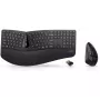 PEIYING Wireless Keyboard and Mouse Set Perixx PERIDUO-605 Ergonomic Black