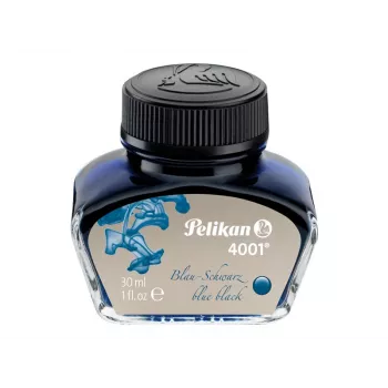 Pelikan 4001 täitepliiatsi tint, sinine-must, 30 ml klaaspudel 301028