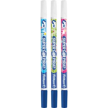 Pelikan 603225 viltpliiats keskmine sinine 3 pakk
