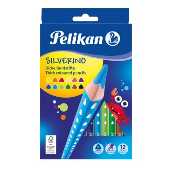 Pelikan 700627 värvilised pliiatsid - 12 erinevat värvi komplekt