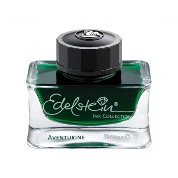 Pelikan Edelstein Ink Aventurine - roheline täitesulepea tint, 50 ml klaaspudel 339366