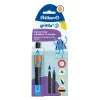 Pelikan griffix Neon Black vasakukäelistele mõeldud rollerpliiats - roosa 821018