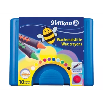 Pelikan K12 vahakriidid 10 värviga pappkarbis 723155