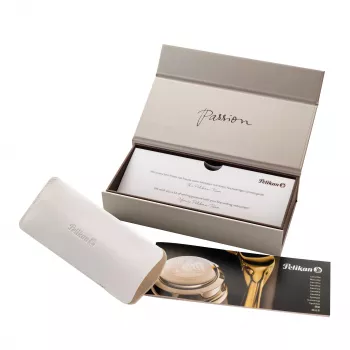 Pelikan M205 täitesulepea - must hõbedase trimmiga, keskmine nib 971945