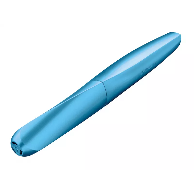 Pelikan Souverän K200 Twist-Action Kuulipastapasta - Marmorjas Sinine - Kuldne Ääris - Keskmine Ots - Täidetav - Valmistatud Saksamaal