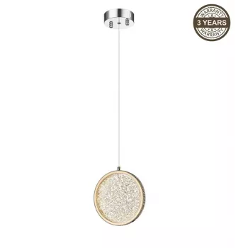 Ripatsvalgusti LED Napoli A2378-1 20cm 10W Soe valge