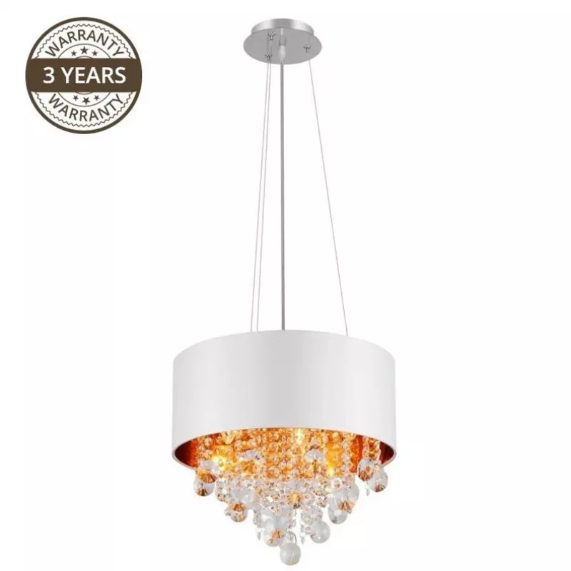 Ripplamp Port 19186P-M 4x40W E14 Kroom