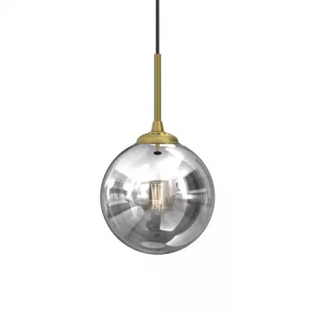 Ripplamp Bursa E14 Must/Kuldne