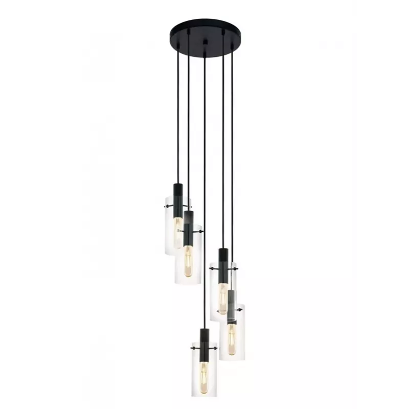 Rippvalgusti Montefino 97368 5x60W E27 Kroom/Valge