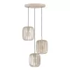 PENDING ROMAZZINA 3XE27 900687 SAND - 3-valgustiga E27 laelühter, liivatooniga viimistlus, reguleeritava kõrgusega, hämardatav