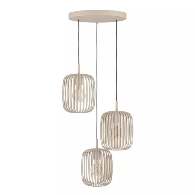 PENDING ROMAZZINA 3XE27 900687 SAND - 3-valgustiga E27 laelühter, liivatooniga viimistlus, reguleeritava kõrgusega, hämardatav