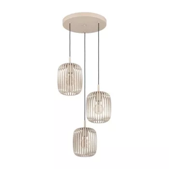 PENDING ROMAZZINA 3XE27 900687 SAND - 3-valgustiga E27 laelühter, liivatooniga viimistlus, reguleeritava kõrgusega, hämardatav