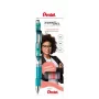 Pentel 4 EnerGel BL77 Geelpliiatsikomplekt Türkiissinine Hall Roosa Lilla 0,35 mm