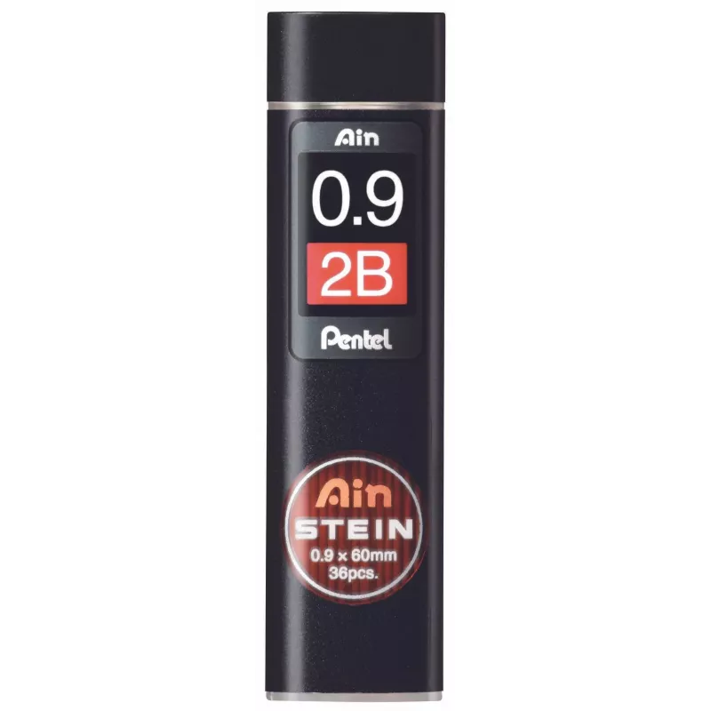 Pentel Ain Stein C279 juhtmete täitepulk 2B 0,9 mm 36 tk tuubis