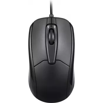 Perixx PERIMICE-209 P must juhtmega optiline hiir, 3 nuppu, 1000 DPI, USB, mõlemakäeline 10442