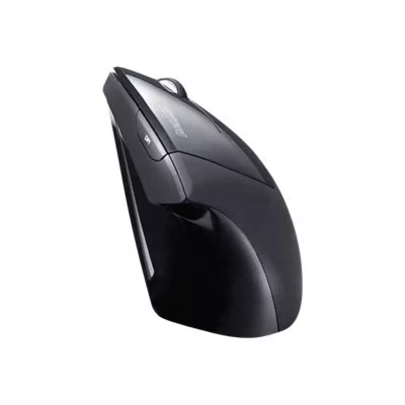 Perixx PERIMICE-713 juhtmevaba ergonoomiline vertikaalne hiir, paremakäeline, optiline, 2000 DPI, 2,4 GHz, nano-vastuvõtja, must