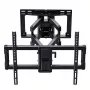 PERLEGEAR PGLF15 Täisliikuv telerikinnitus 40-86-tollistele teleritele, 60 kg kandevõime, kahe käega, must