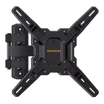 PERLEGEAR PGMF3 Fikseeritud TV seinakinnitus 26-60 tolli, 45 kg kandevõime, VESA 75x75 kuni 400x400, üliõhuke 25 mm profiil, must