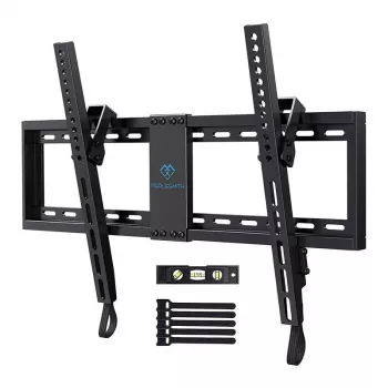PERLESMITH PSLTK1 Full Motion TV Mount 37-82 tolli, kahe liigendvarrega, 60 kg kandevõime, VESA 200x100 kuni 600x400, must