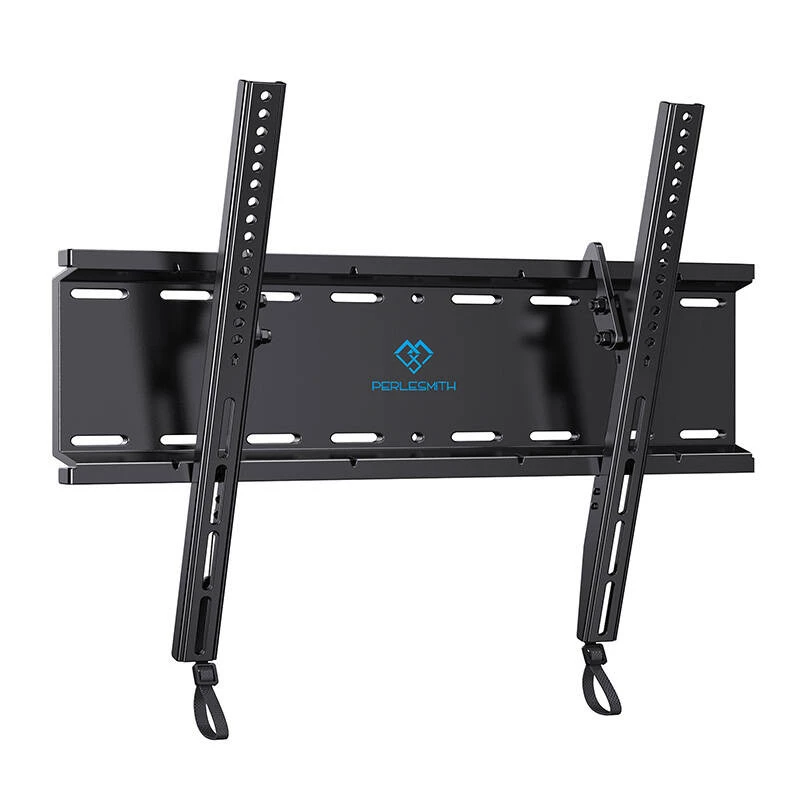 PERLESMITH PSMTK1-EU Full Motion TV Mount for 23-60 Inch TVs, Dual Arm Articulating Wall Mount with Tilt, Swivel, and Level Adjustment, Max VESA 400x400mm, 45kg Capacity, Black