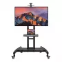 PERLESMITH PSTVMC05-US Täisliikuv TV-alus 32-82-tollistele teleritele, kahe liigendvarrega, kandevõime 60 kg, VESA 200x100 kuni 600x400, must