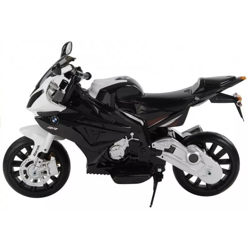 PETMEX BMW S1000RR akutoitel laste sõidukimootorratas, must kolmerattaline