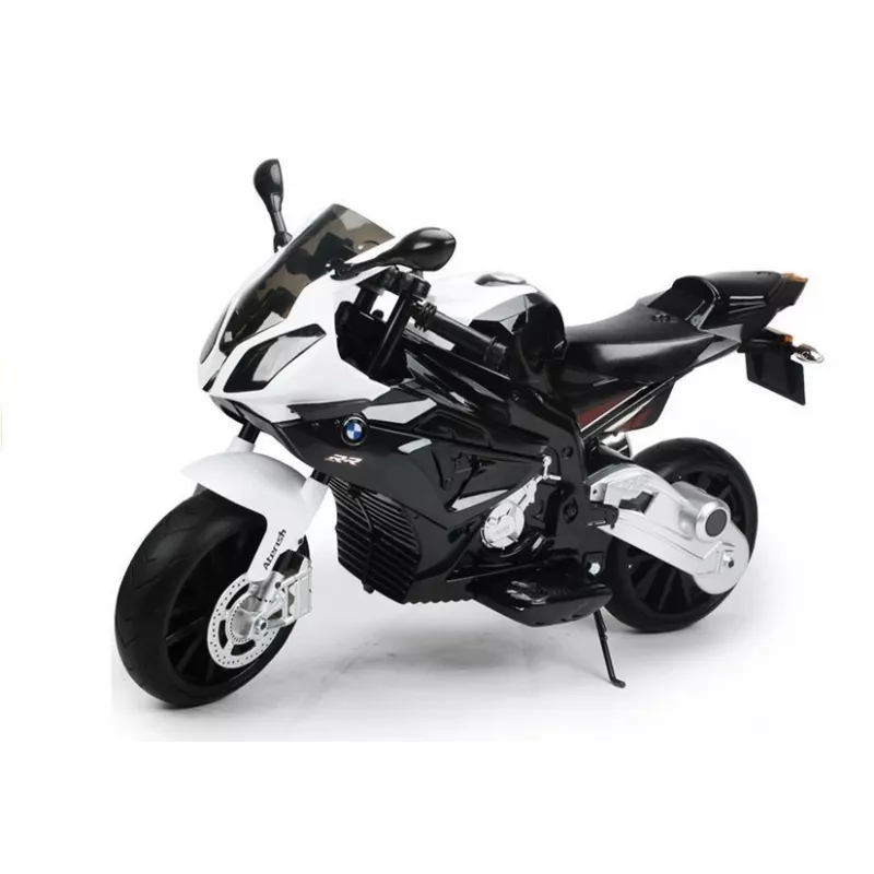 PETMEX BMW S1000RR akutoitel laste sõidukimootorratas, must kolmerattaline
