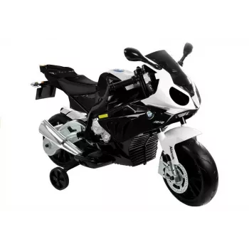 PETMEX BMW S1000RR akutoitel laste sõidukimootorratas, must kolmerattaline