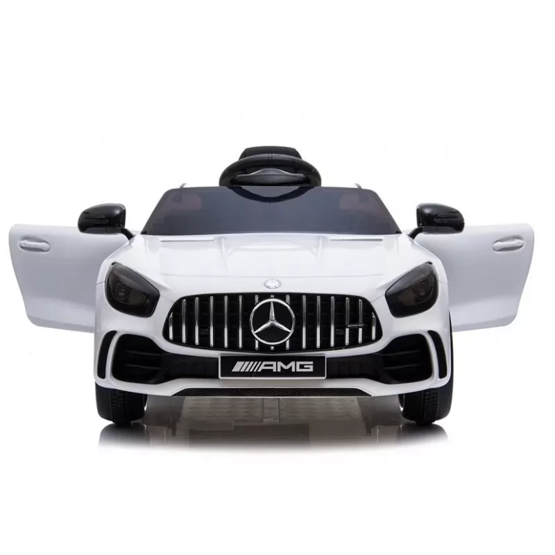 PETMEX Mercedes-AMG GTR 12V lastele mõeldud elektriauto - valge