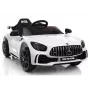 PETMEX Mercedes-AMG GTR 12V lastele mõeldud elektriauto - valge