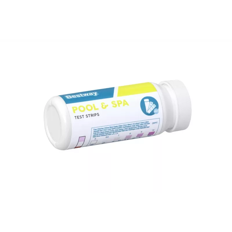 PH Pool Tester Bestway 58142 - 50 Water Test Strips for Free Chlorine, pH, Total Alkalinity