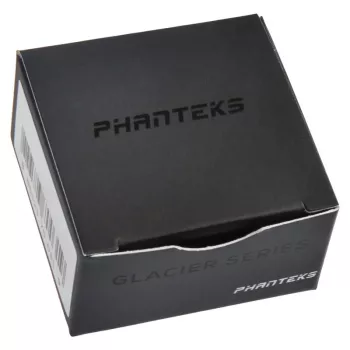 Phanteks Glacier G1/4 Female-to-Female Adapter Fitting - Chrome