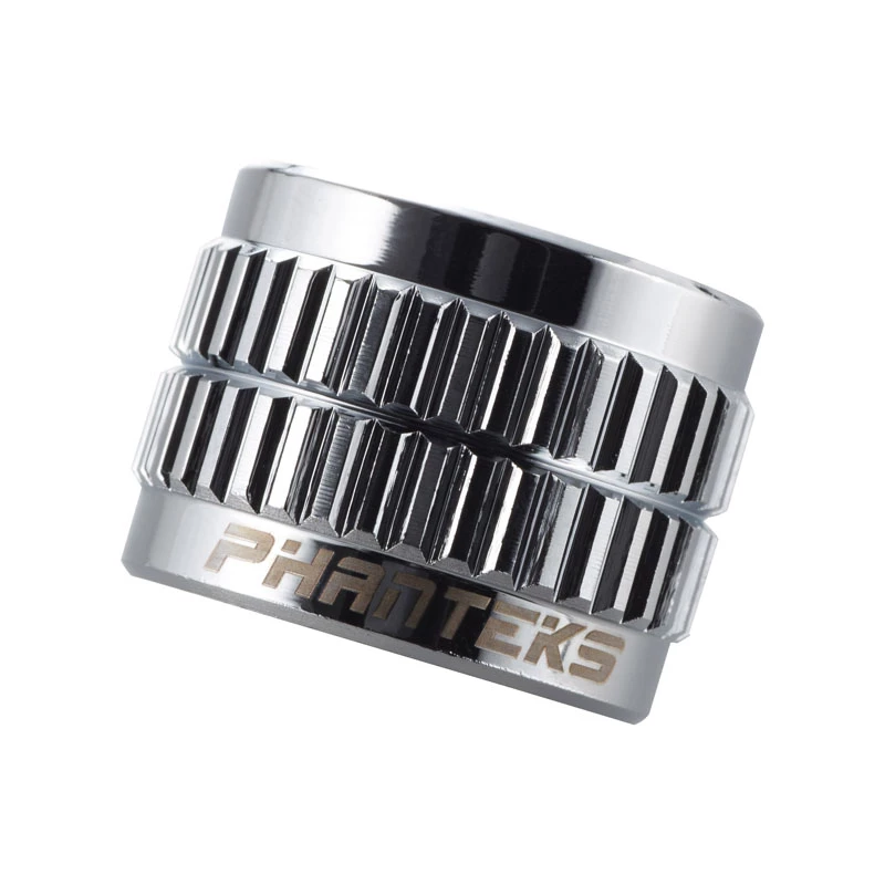 Phanteks Glacier G1/4 Female-to-Female Adapter Fitting - Chrome