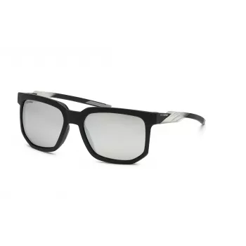 PHILIPP PLEIN MAN Päikeseprillid SSP011-56U28W Must atsetaatraam, ruudukujuline, hallid läätsed 56/18/135 mm