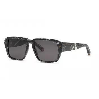 Philipp Plein Meeste Päikeseprillid SPP081-550Z21 Must/Hall 55/17/145 mm