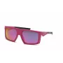 Philipp Plein meeste päikeseprillid SSP009-586YLP - Must kuldsete aktsentidega, ruudukujuline atsetaatraam, hallid UV400 läätsed 58/18/135 mm