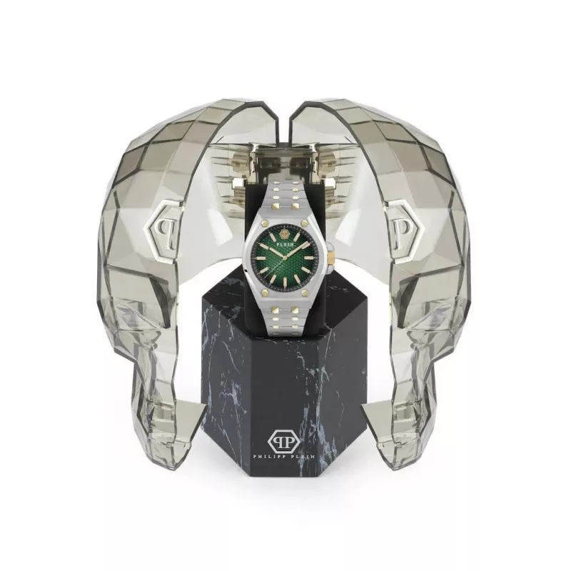 Philipp Plein meeste käekell PWPMA0224 43mm musta numbrilauga silikoonrihmaga