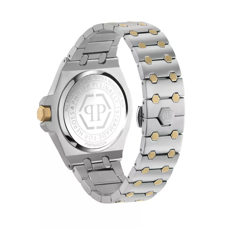 Philipp Plein meeste käekell PWPMA0224 43mm musta numbrilauga silikoonrihmaga