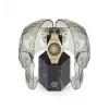 Philipp Plein meeste kell PWPMA0324 43mm must skeleton-sihtkellaga silikoonrihmaga