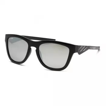 Philipp Plein Sport meeste päikeseprillid SSP008-54Z42P - must atsetaat- ja metallraam, polariseeritud hallid läätsed, UV400 kaitse, 54 mm läätse laius