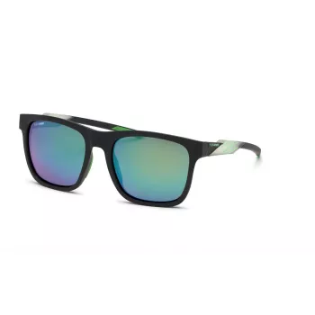 Philipp Plein Sport meeste päikeseprillid SSP010-56U28Z - must atsetaatraam, hallid polükarbonaat läätsed, 56/19/135 mm