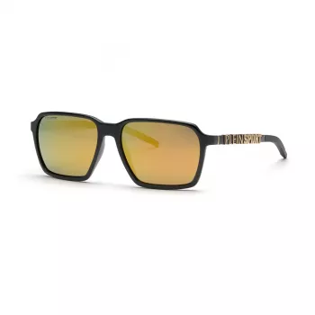 Philipp Plein Sport meeste päikeseprillid SSP012-59Z42P - must atsetaatraam, hallid polariseeritud läätsed, 59/16/145 mm