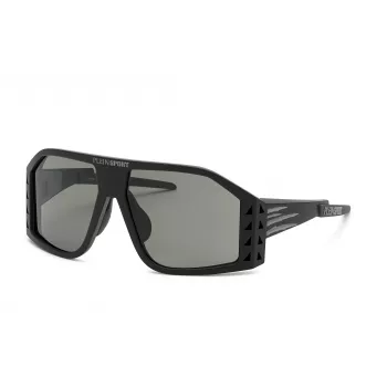 Philipp Plein Sport SSP002-610U28 meeste päikeseprillid – must raam, hallid läätsed 61/15/130 mm
