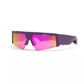 Philipp Plein Sport SSP006-71GEAV meeste päikeseprillid, must raam, hall lääts, 71/12/130 mm
