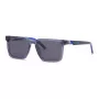 Philipp Plein Sport SSP034-5604AL meeste ristkülikukujulised päikeseprillid - must raam, hallid läätsed 56/18/145 mm