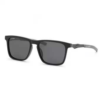 PHILIPP PLEIN SPORT SSP038-57700P Meeste polariseeritud päikeseprillid, must raam, hall lääts, 57/18/145 mm