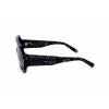 Philipp Plein SPP047-0Z21 meeste päikeseprillid, must raam, hallid läätsed, 99 mm