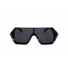 Philipp Plein SPP047-0Z21 meeste päikeseprillid, must raam, hallid läätsed, 99 mm
