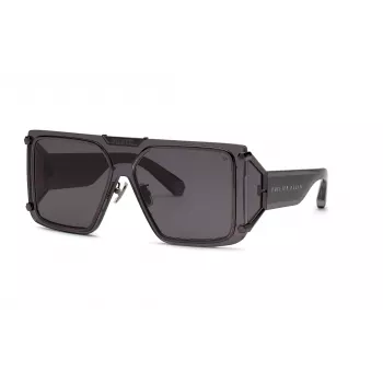 Philipp Plein SPP096M990I86 meeste päikeseprillid Pilot Aviator Metal Black Grey Gradient UV400 99mm